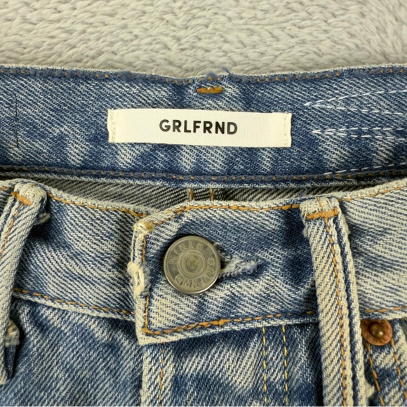 Grlfrnd NWT Women's Size 25 Actual 26x28 Karolina High Rise Skinny Jeans Judas - Picture 4 of 8